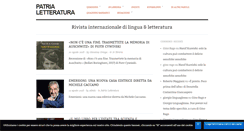 Desktop Screenshot of patrialetteratura.com